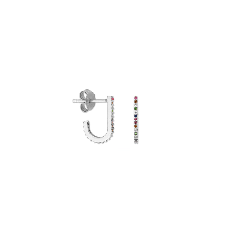 Jade Earrings - Silver