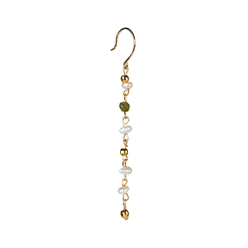 Mynte Emerald Earring - Gold