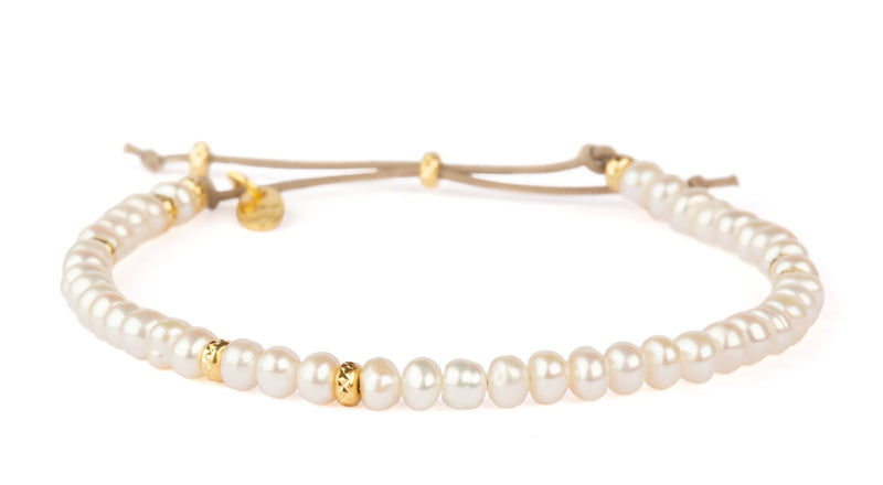 Novy Pearl Bracelet - Gold