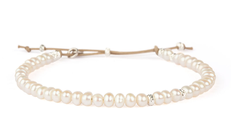 Novy Pearl Bracelet - Silver