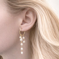 Denise Pearl Earrings - Gold