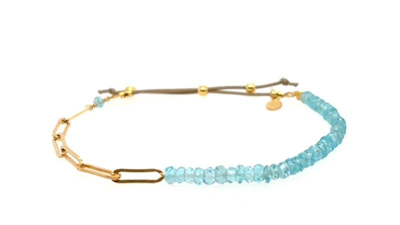 Amelia Apatite Bracelet - Gold