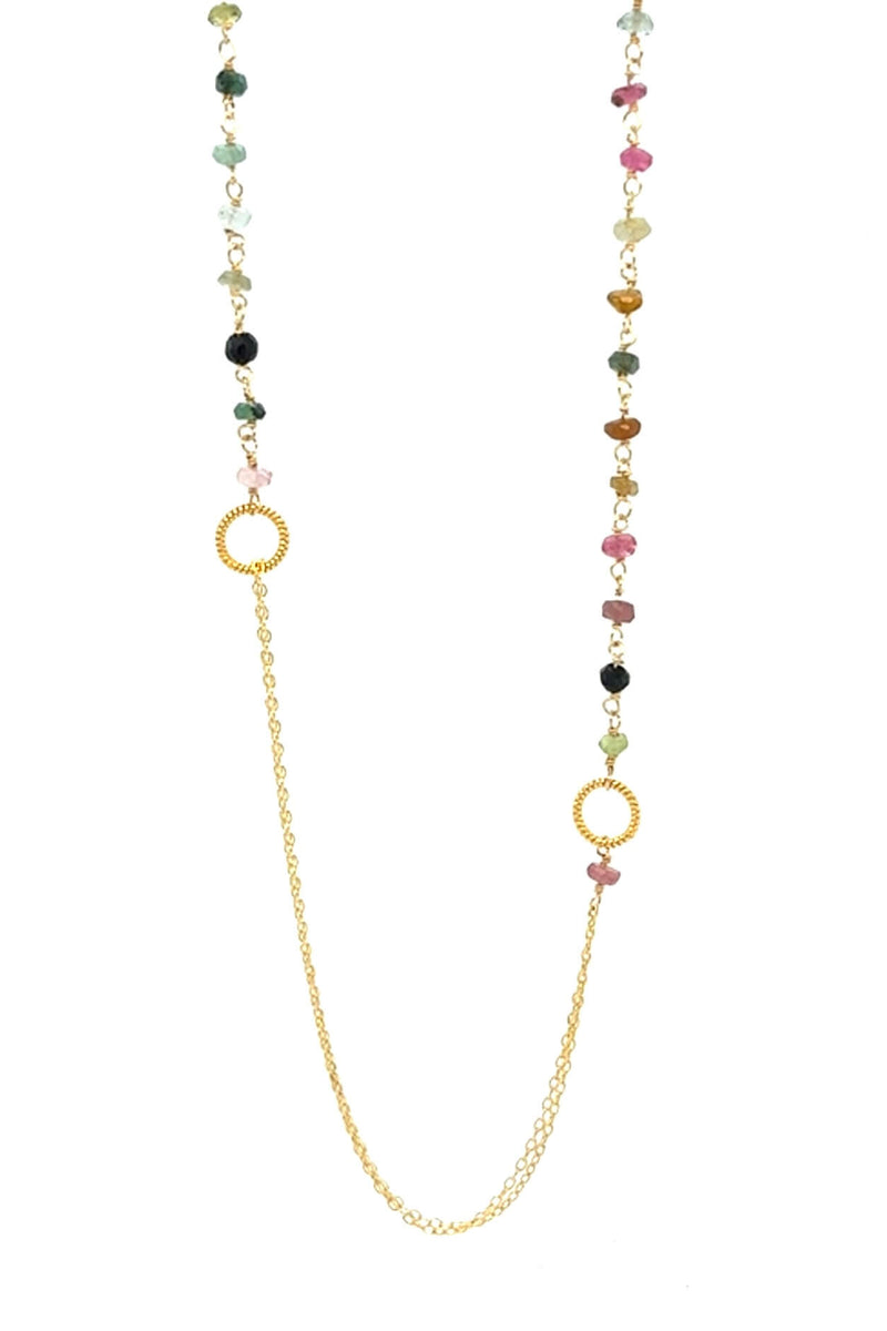 Sissi Tormaline Necklace - Gold