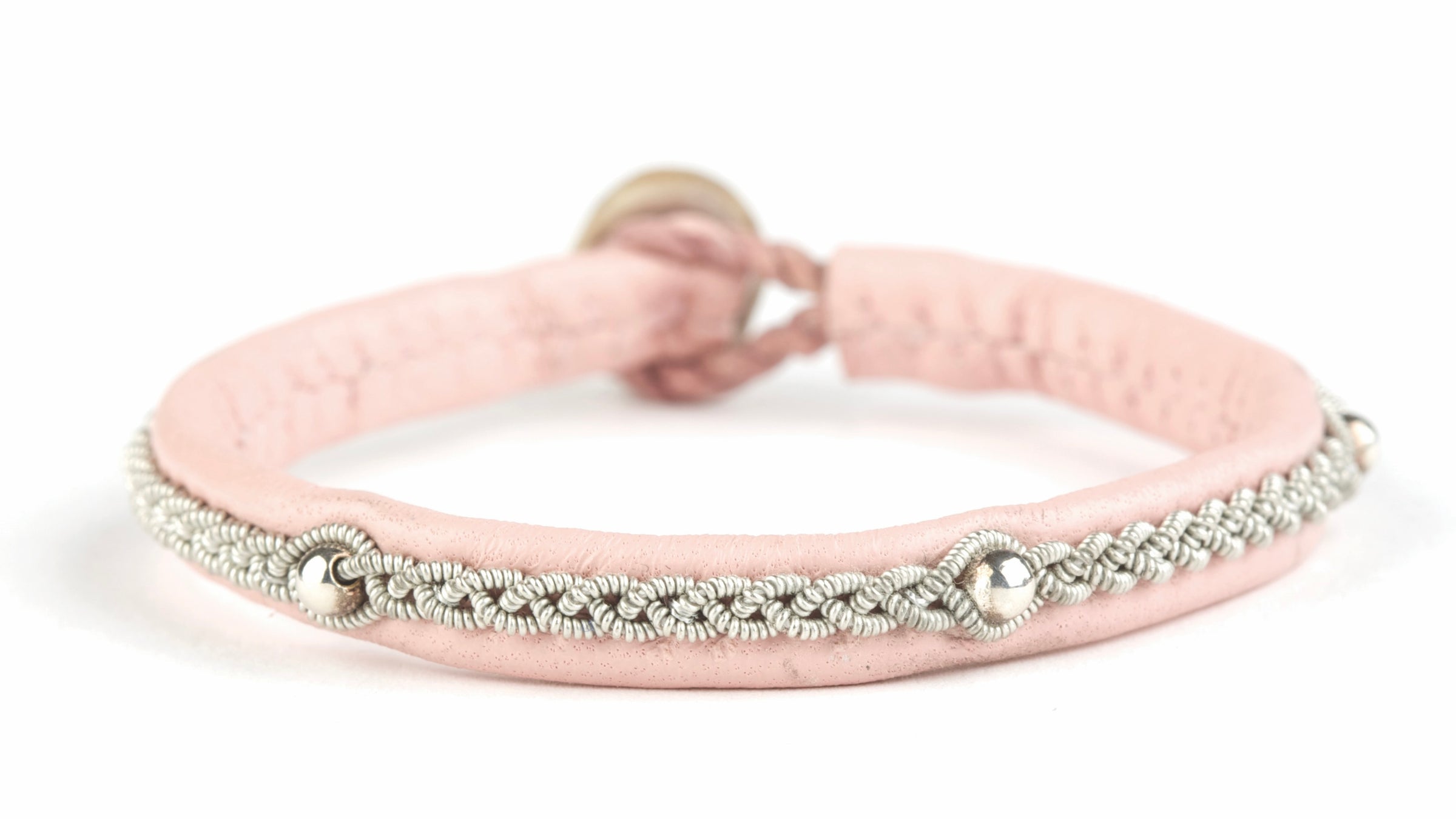 Victoria Sølvperler - Lys Rosa