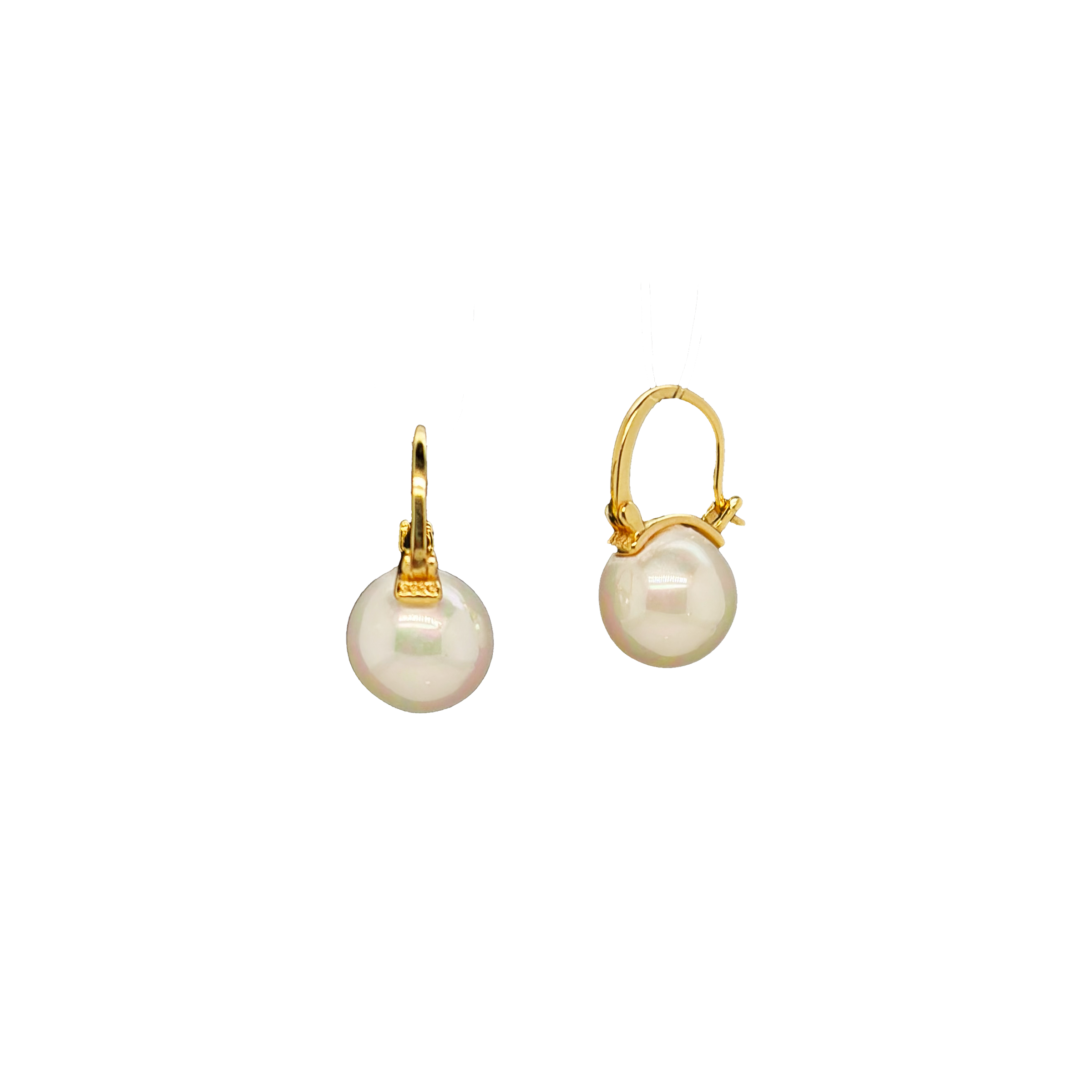 Alexandra Pearl Earrings - Gold