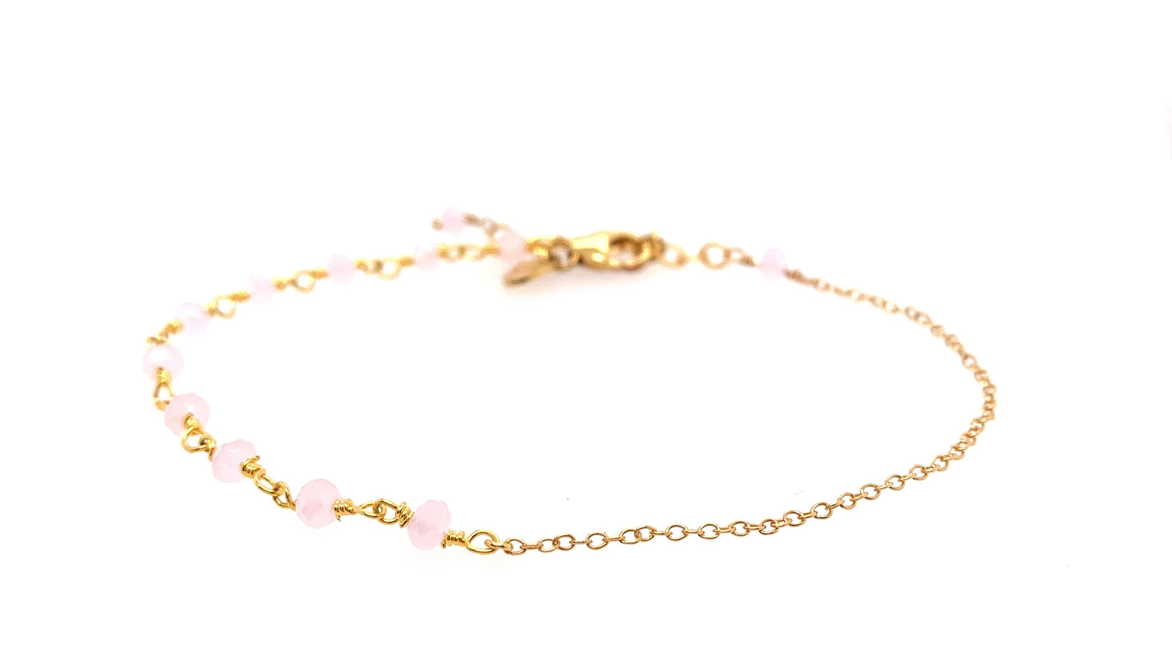 Anne Rosakvarts Armbånd - Guld