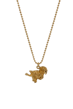 Bird Diamond Necklace - Gold