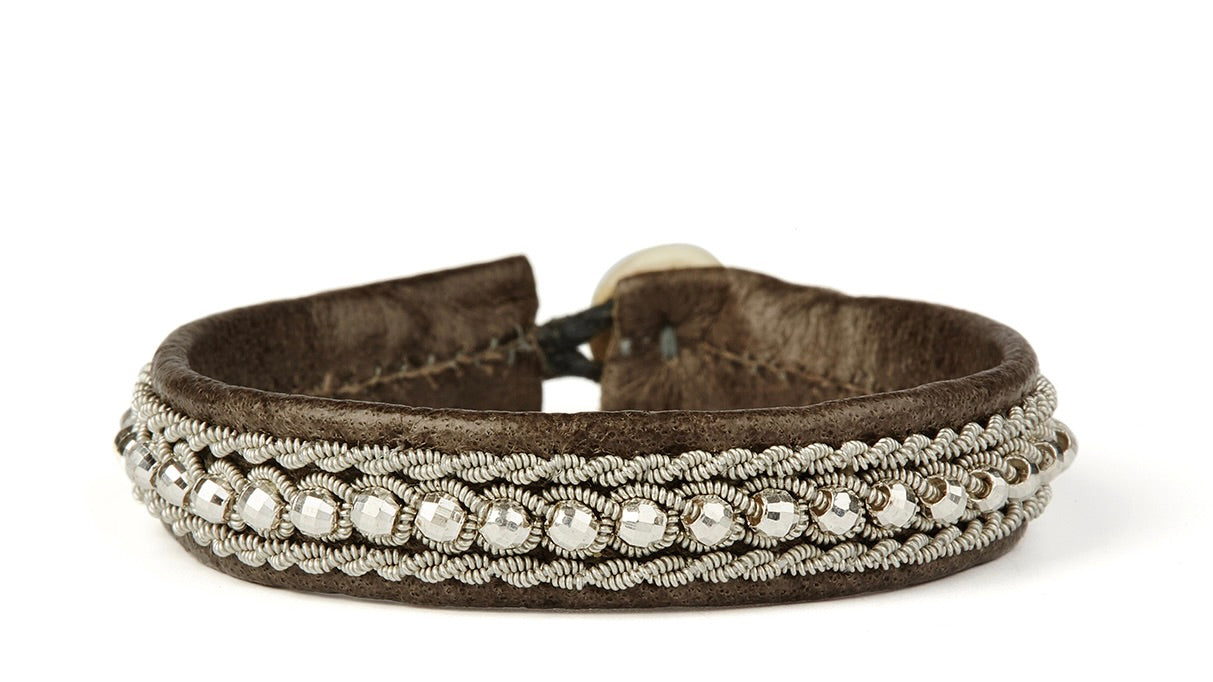 Hella Facet Sølvperler - Grå