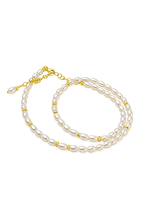 Celina Pearl Necklace - Gold