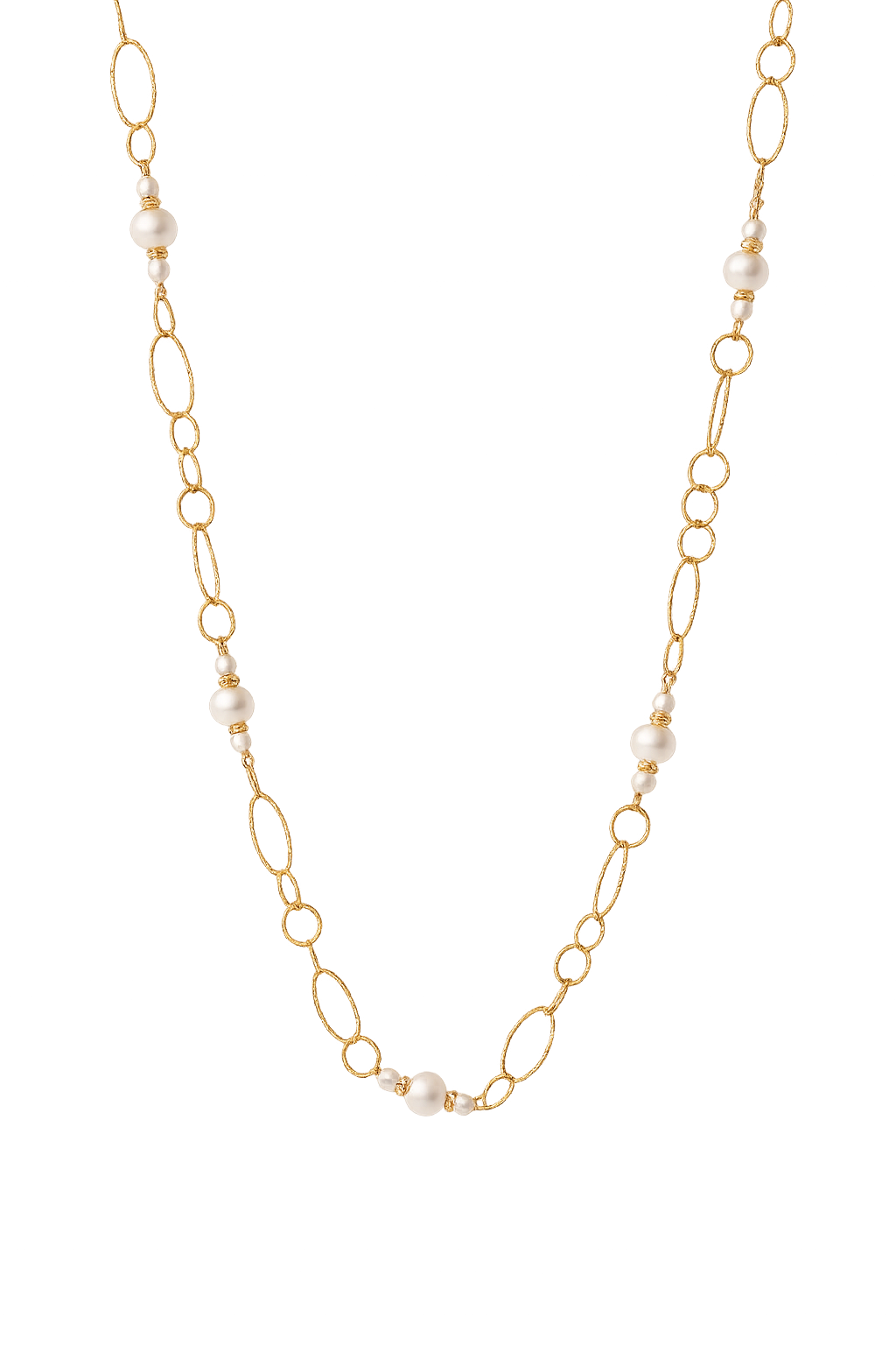 Cosmia Pearl Necklace - Gold