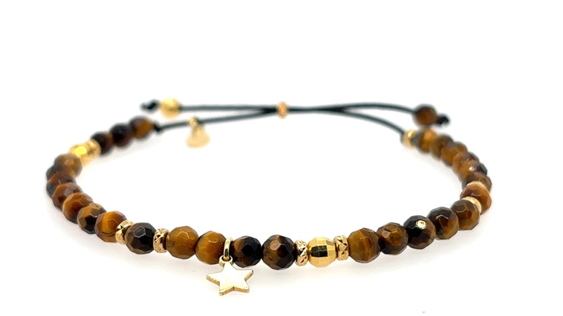 Salina Star/Tiger Eye - Gold