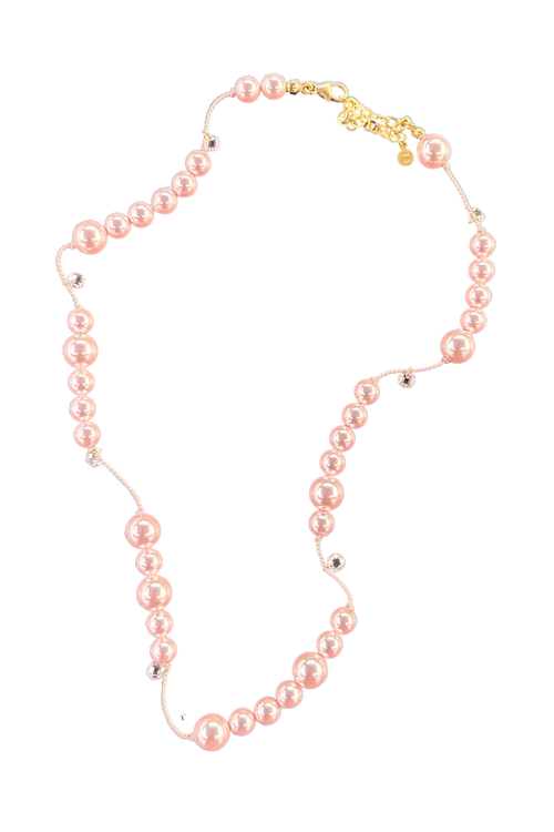Diana Swarovski Necklace - Gold