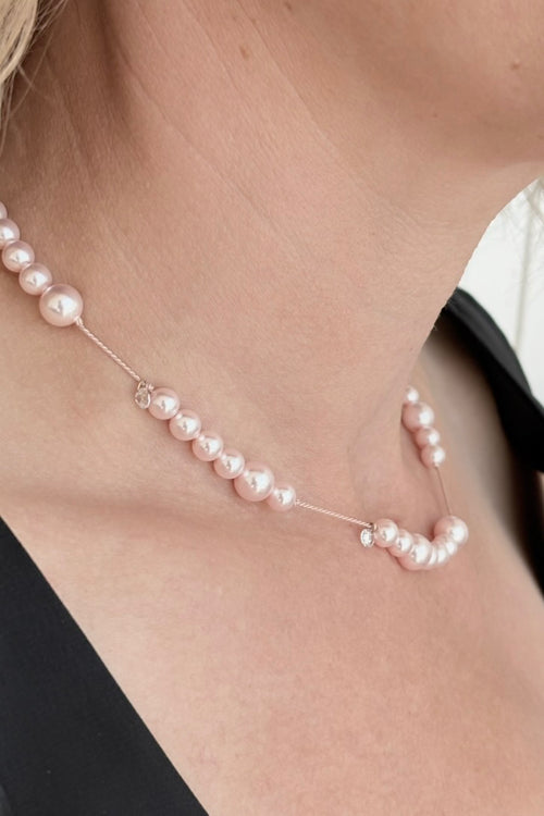 Diana Swarovski Necklace - Gold