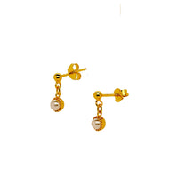 Eloise Perle Øreringe - Guld