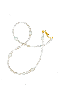 Lauren Perlehalskæde - Guld