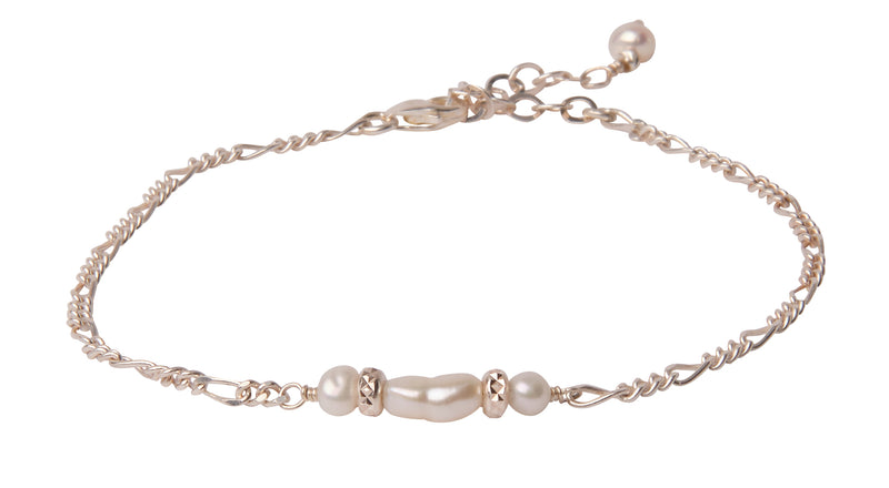 Milana Pearl Bracelet - Silver
