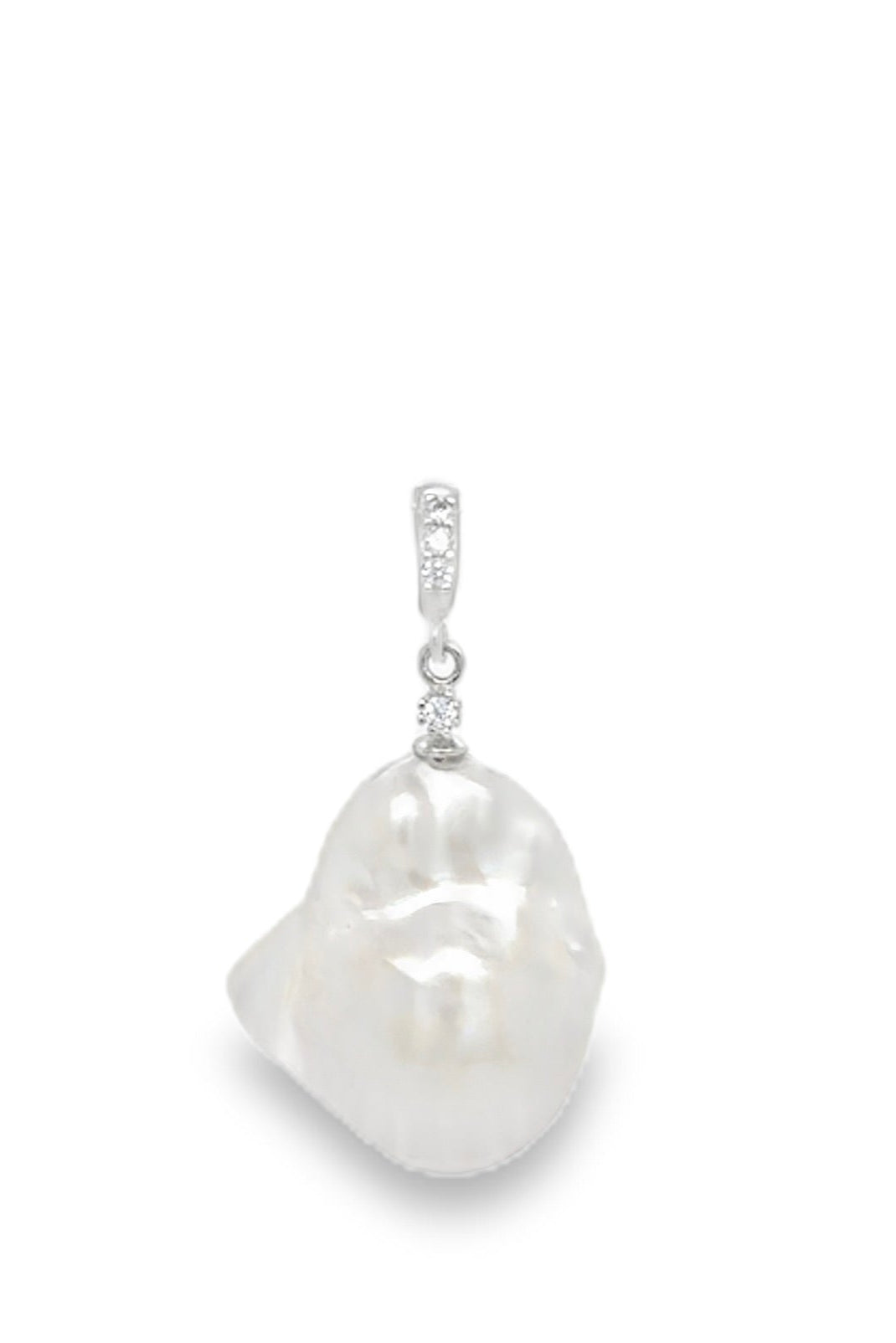 Nelia Pearl Lux Charm - Silver