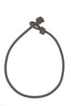 Nelia Leather Necklace/Choker - Brown