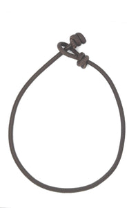 Nelia Leather Necklace/Choker - Brown