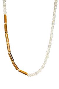 Sandie Tigerøje Halskæde - Guld