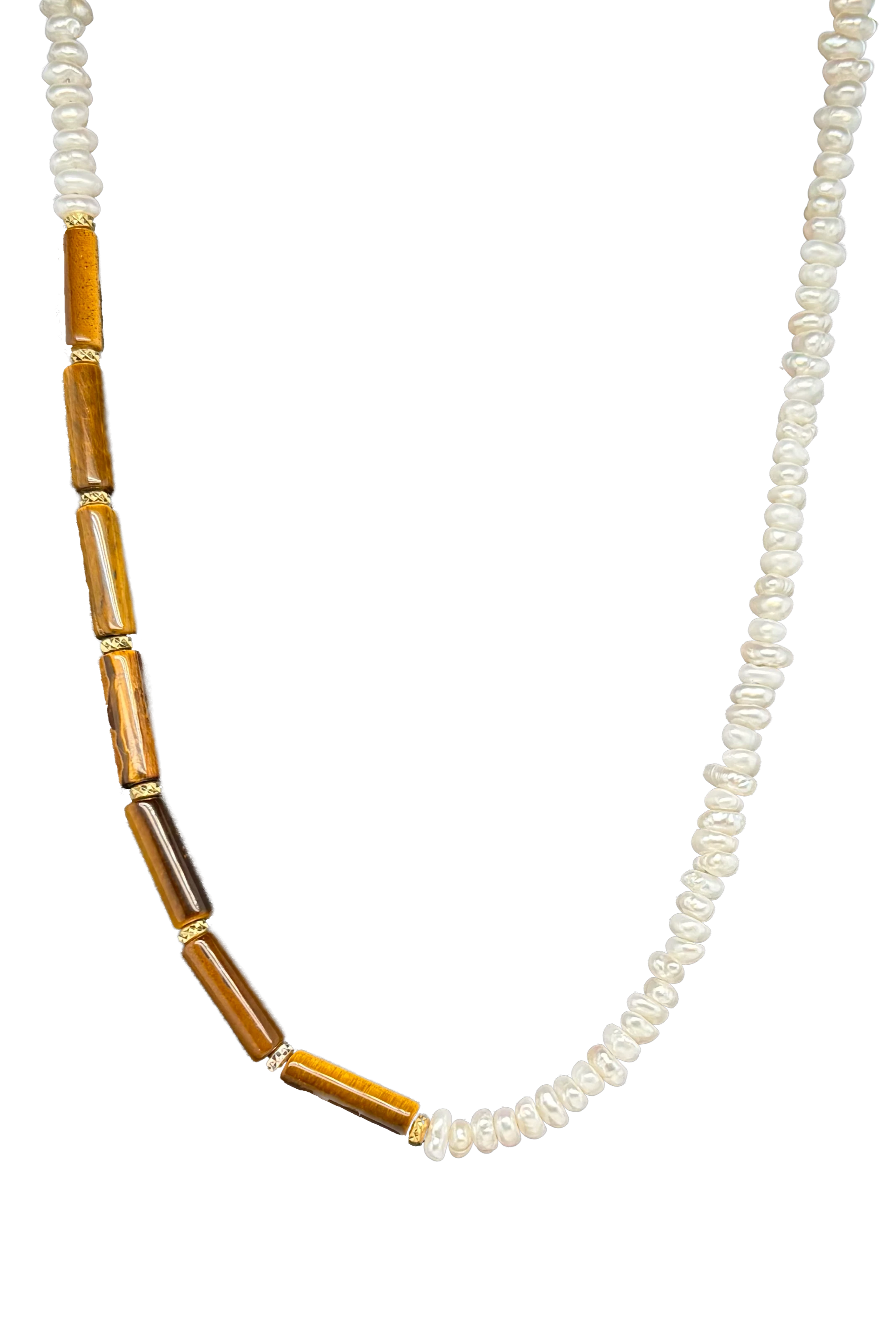 Sandie Tigerøje Halskæde - Guld