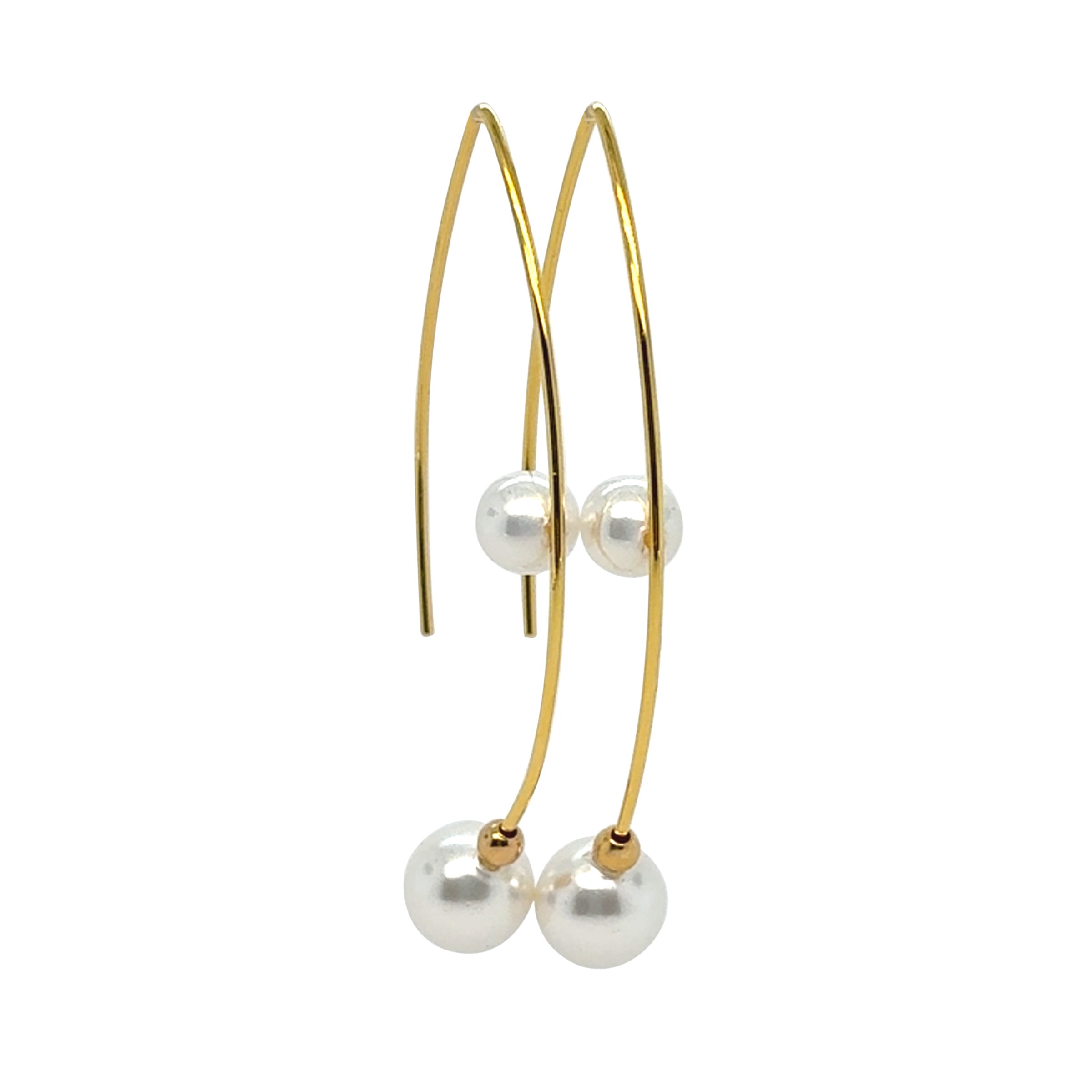 Vida Pearl Earrings - Gold
