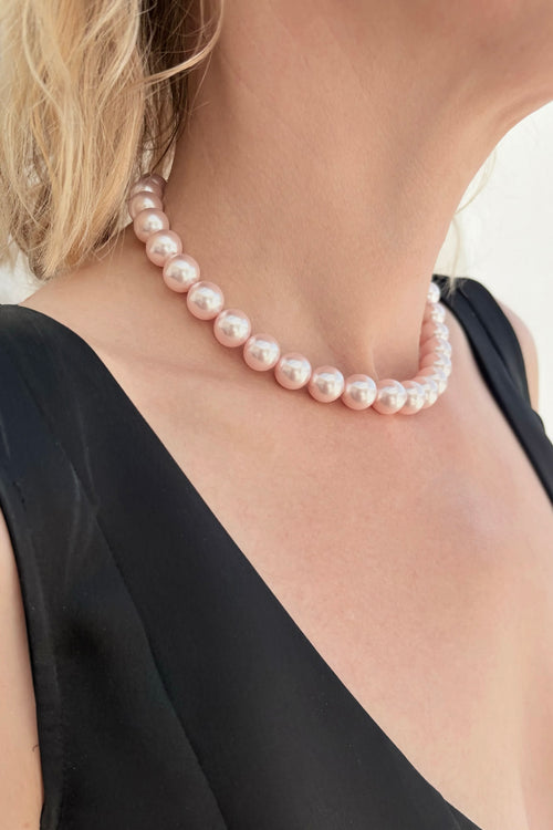 Agata Necklace - Gold