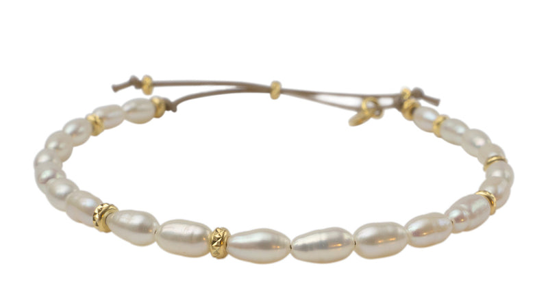 Celina Pearl Bracelet - Gold