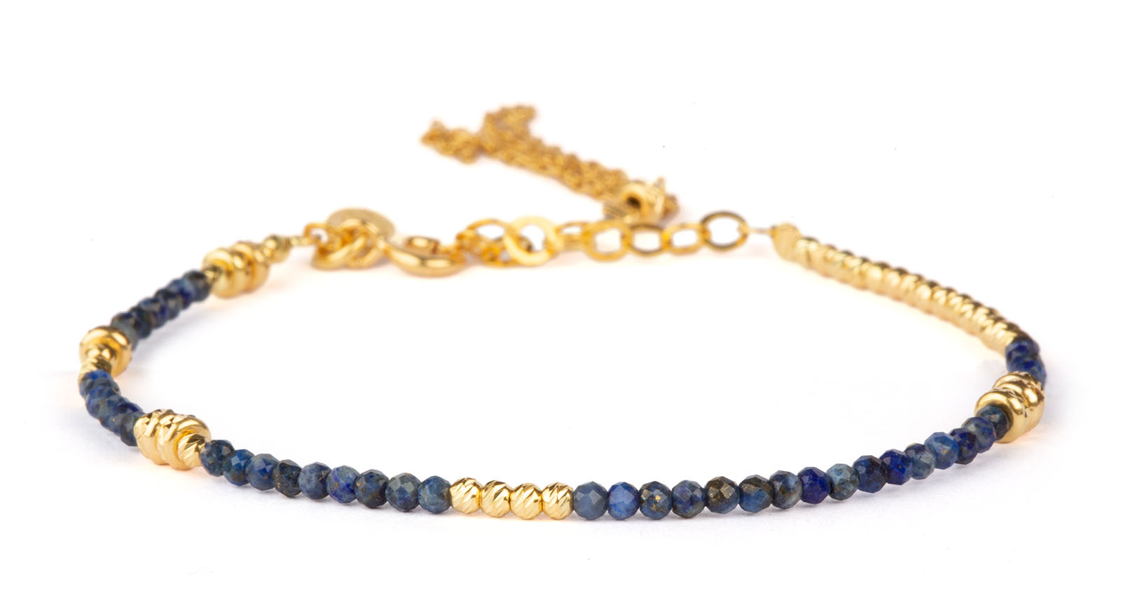Abby Facet Lapis Lazuli - Guld
