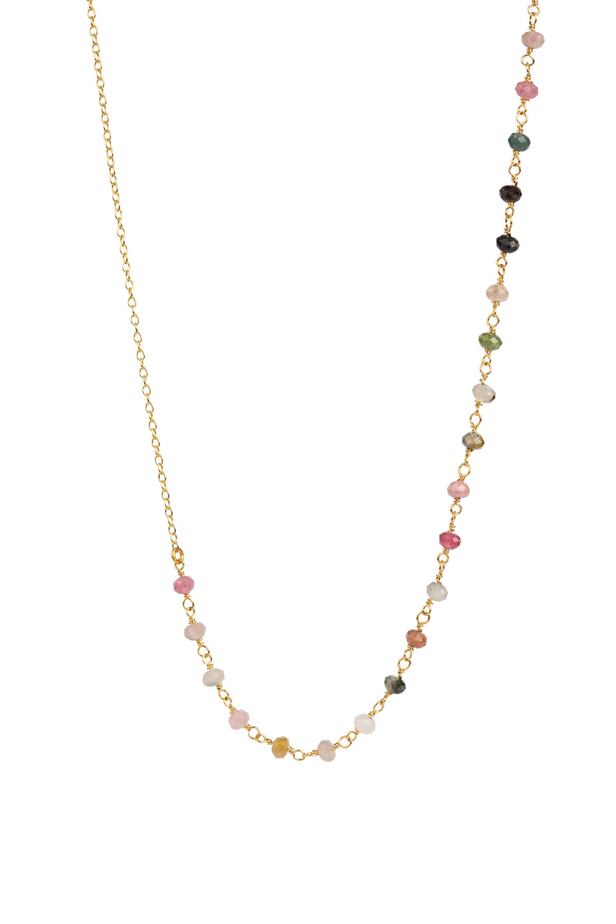 Anne Tormaline Halskæde - Guld