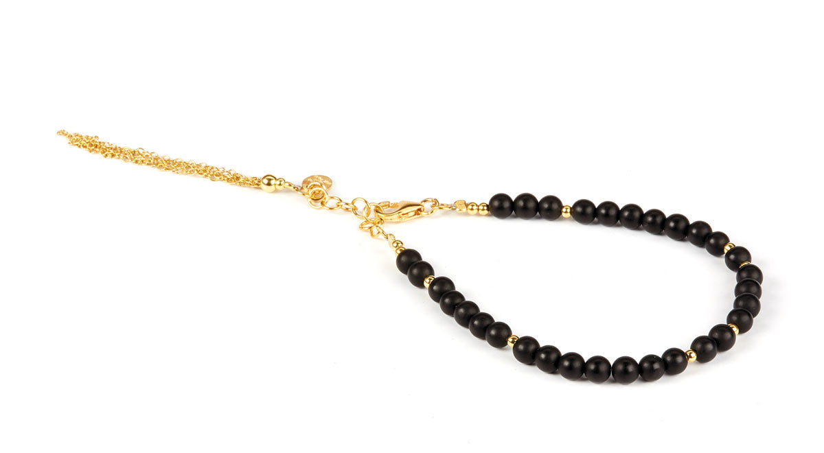 Callie Sort Onyx - Guld