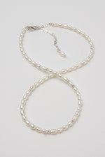 Celina Pearl Necklace - Silver
