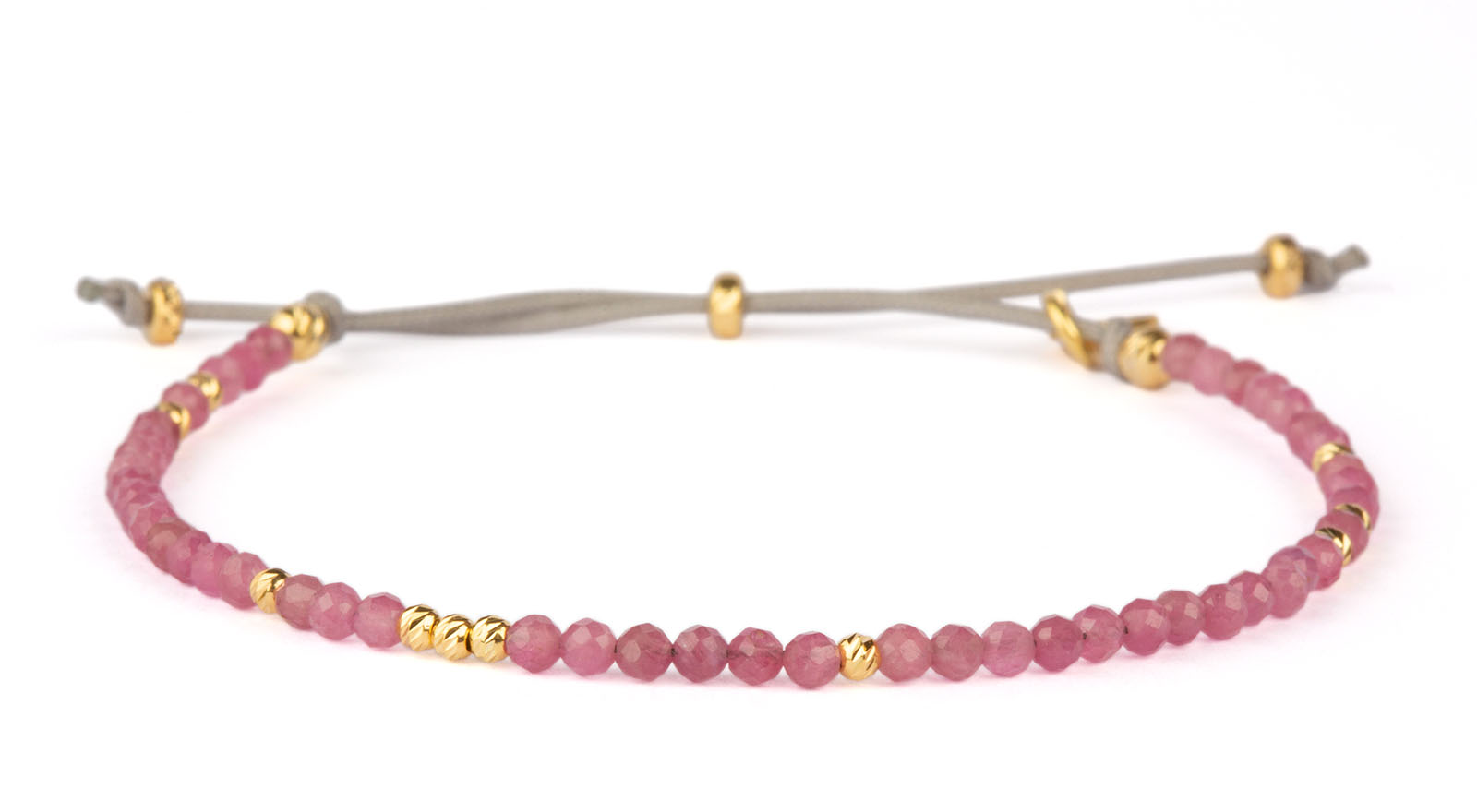 Cirkel Bracelet Rose Tormaline - Gold