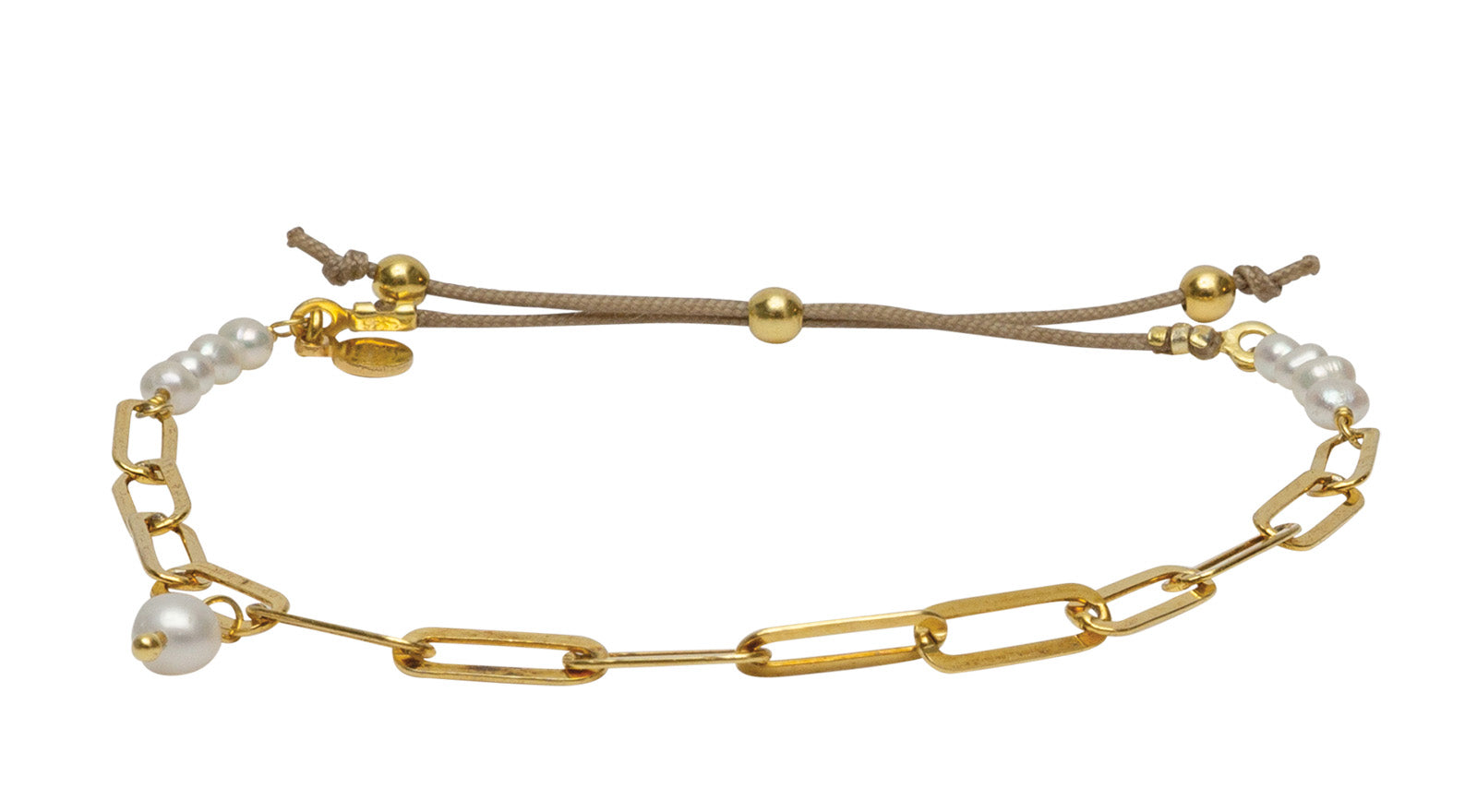 Claudia Armbånd Ferskvandsperle - Guld