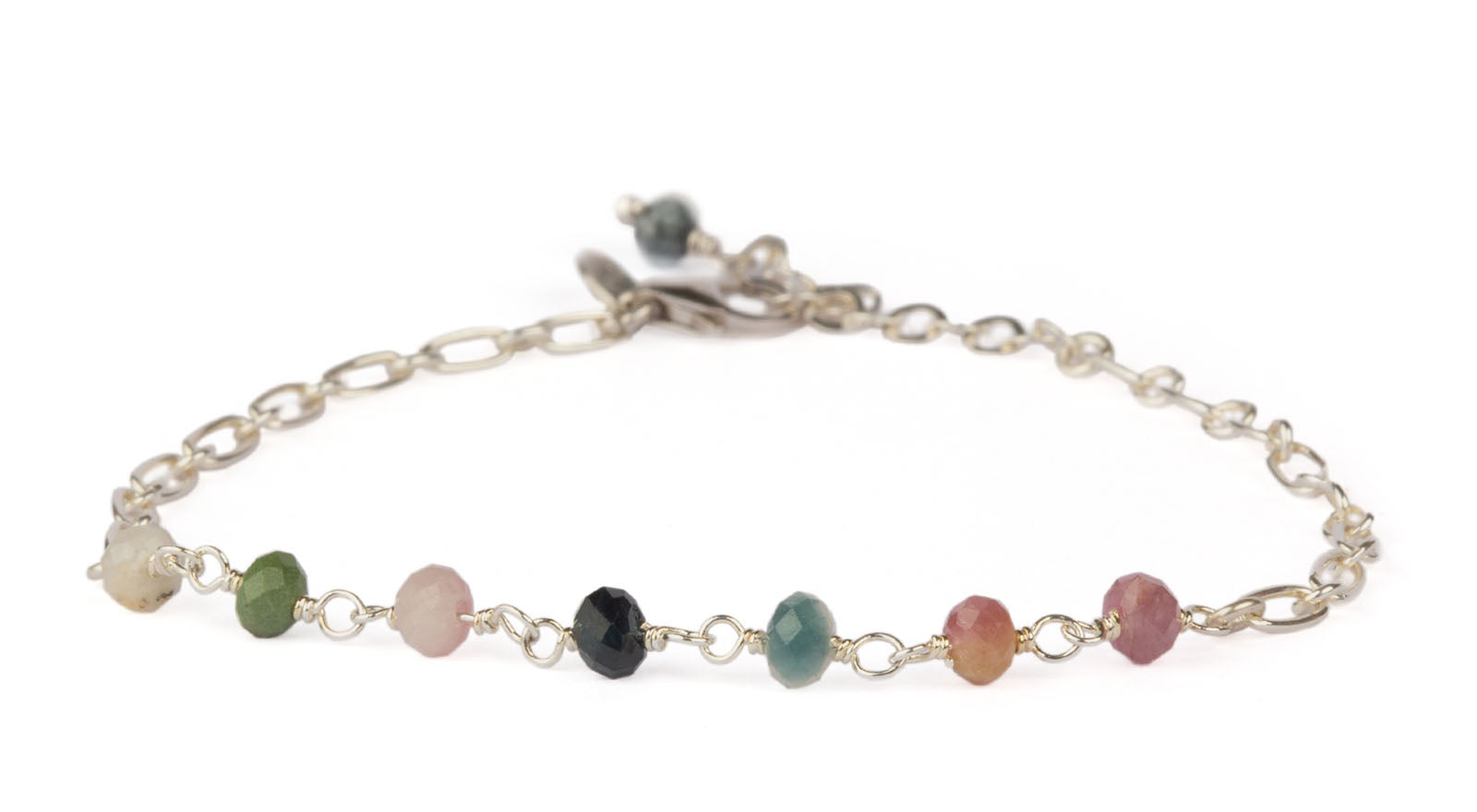 Daisy Tormaline Armbånd - Sølv