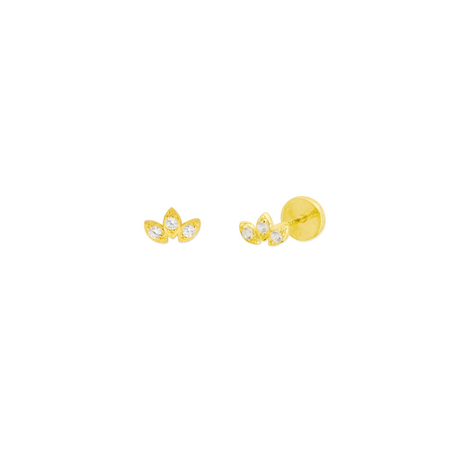 Eliza Earrings - Gold