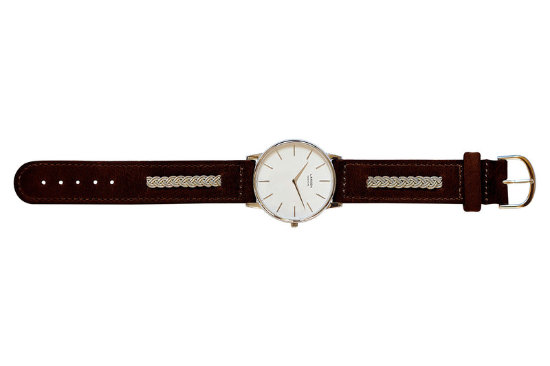 Halmstad Watch Band Brown - Men Edition