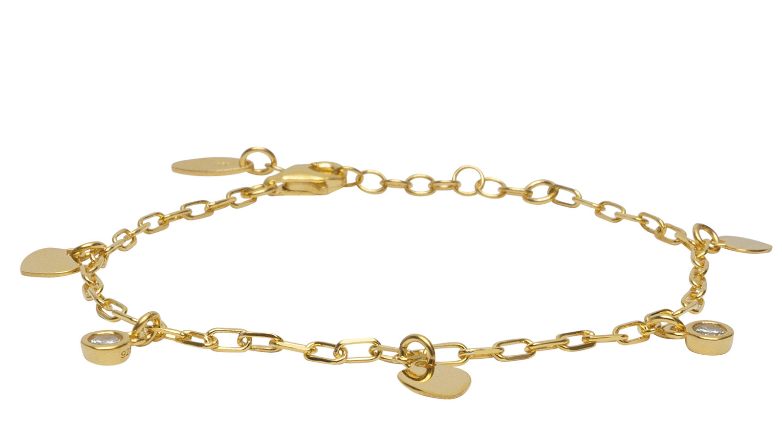 Heart Bracelet - Gold