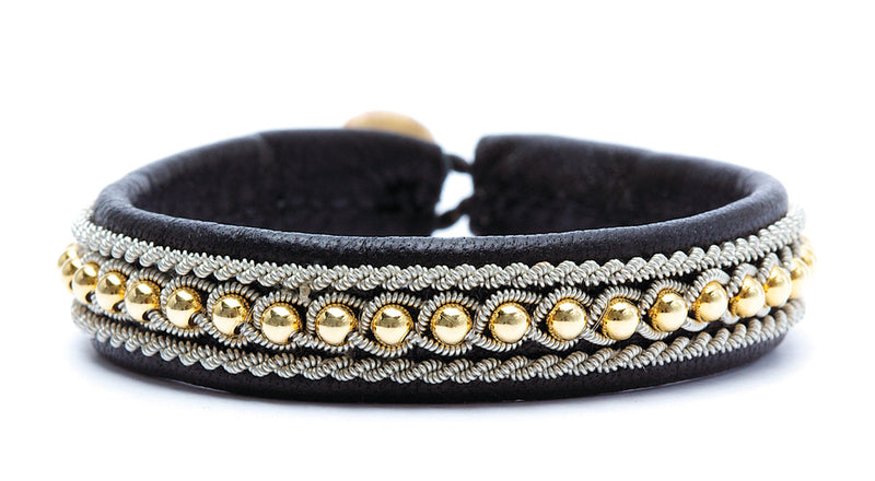 Hella Gold Beads - Black