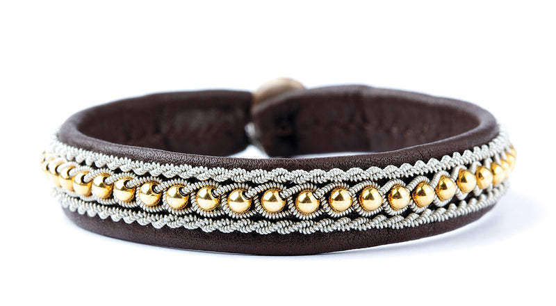 Hella Gold Beads - Brown