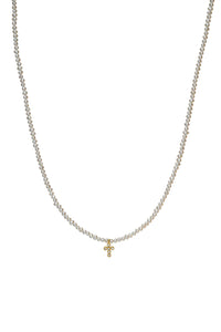 Jade Pearl Necklace - Gold