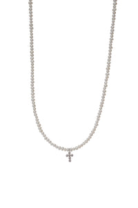 Jade Perle Halskæde - Sølv