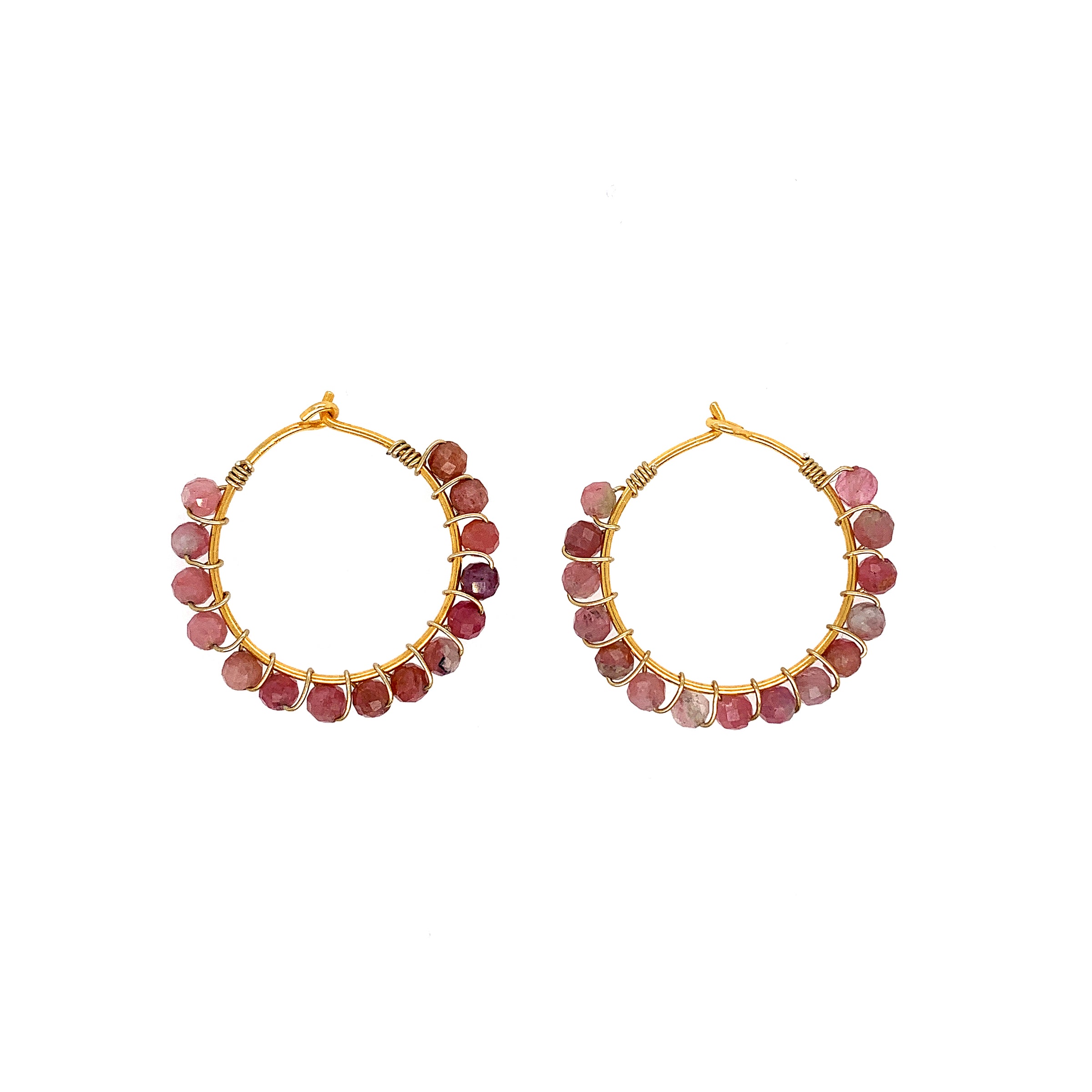 Julie Tourmaline Earrings - Gold