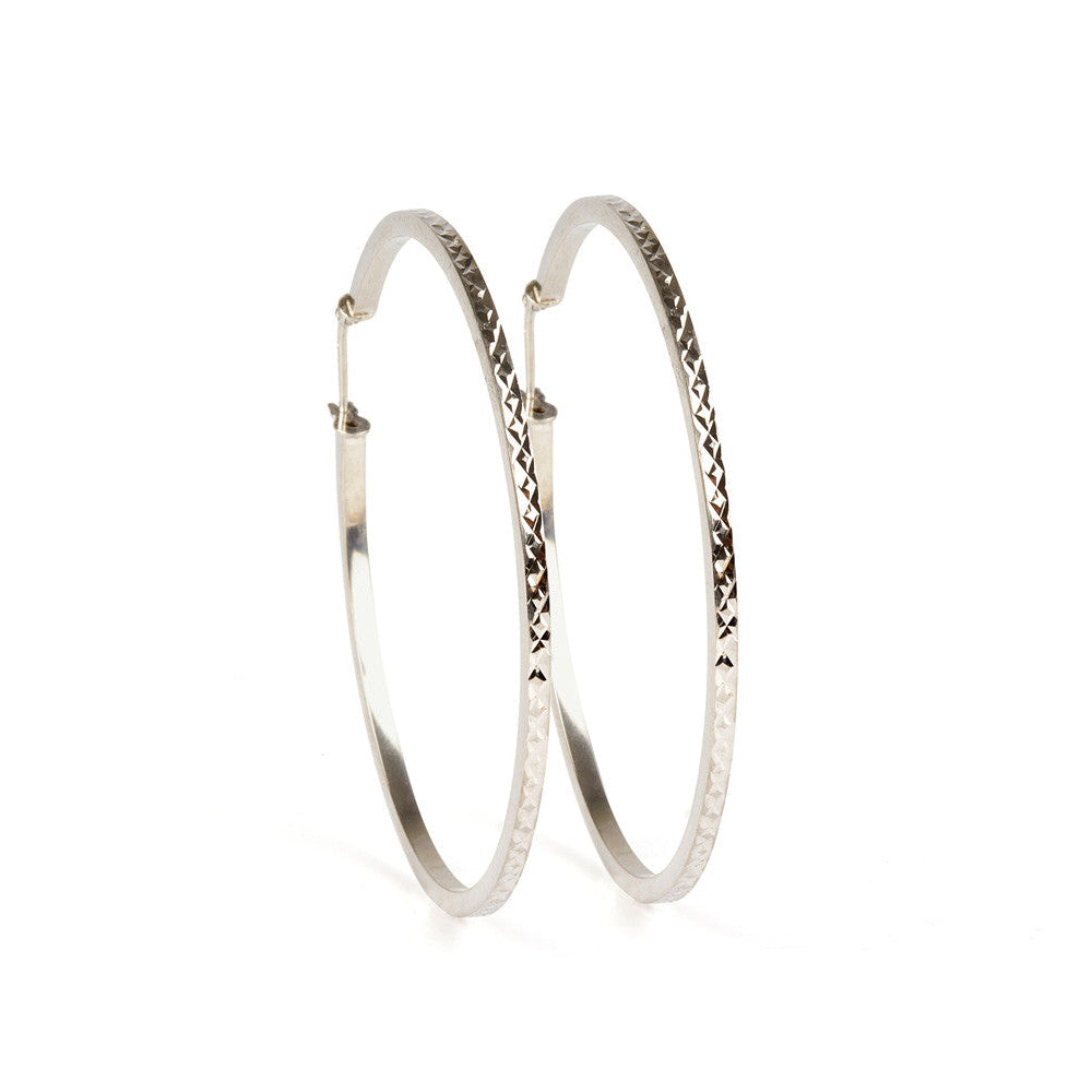 Kolari Øreringe Sølv - 50mm