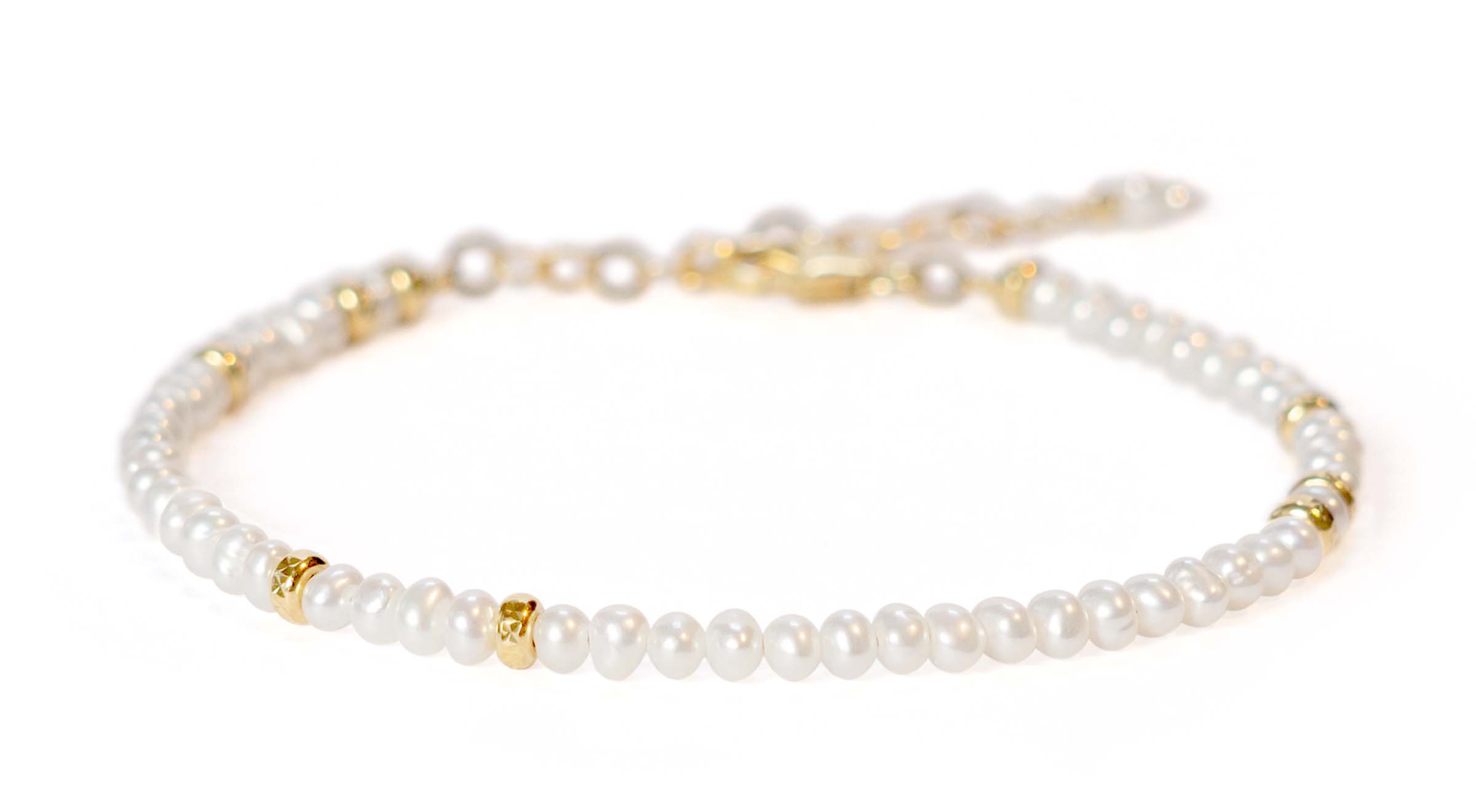 Lauren Pearl Bracelet - Gold