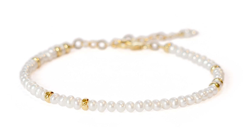 Lauren Pearl Bracelet - Gold