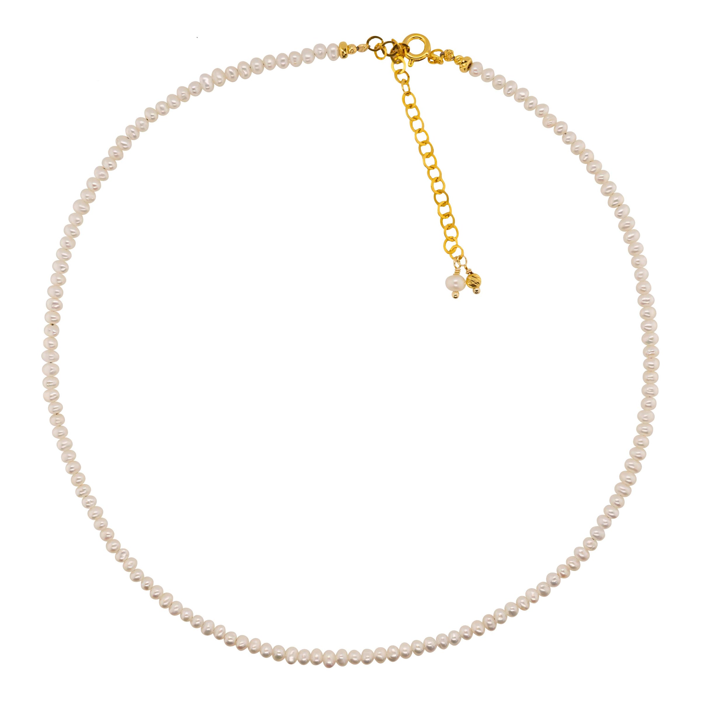 Lauren Perlehalskæde - Guld
