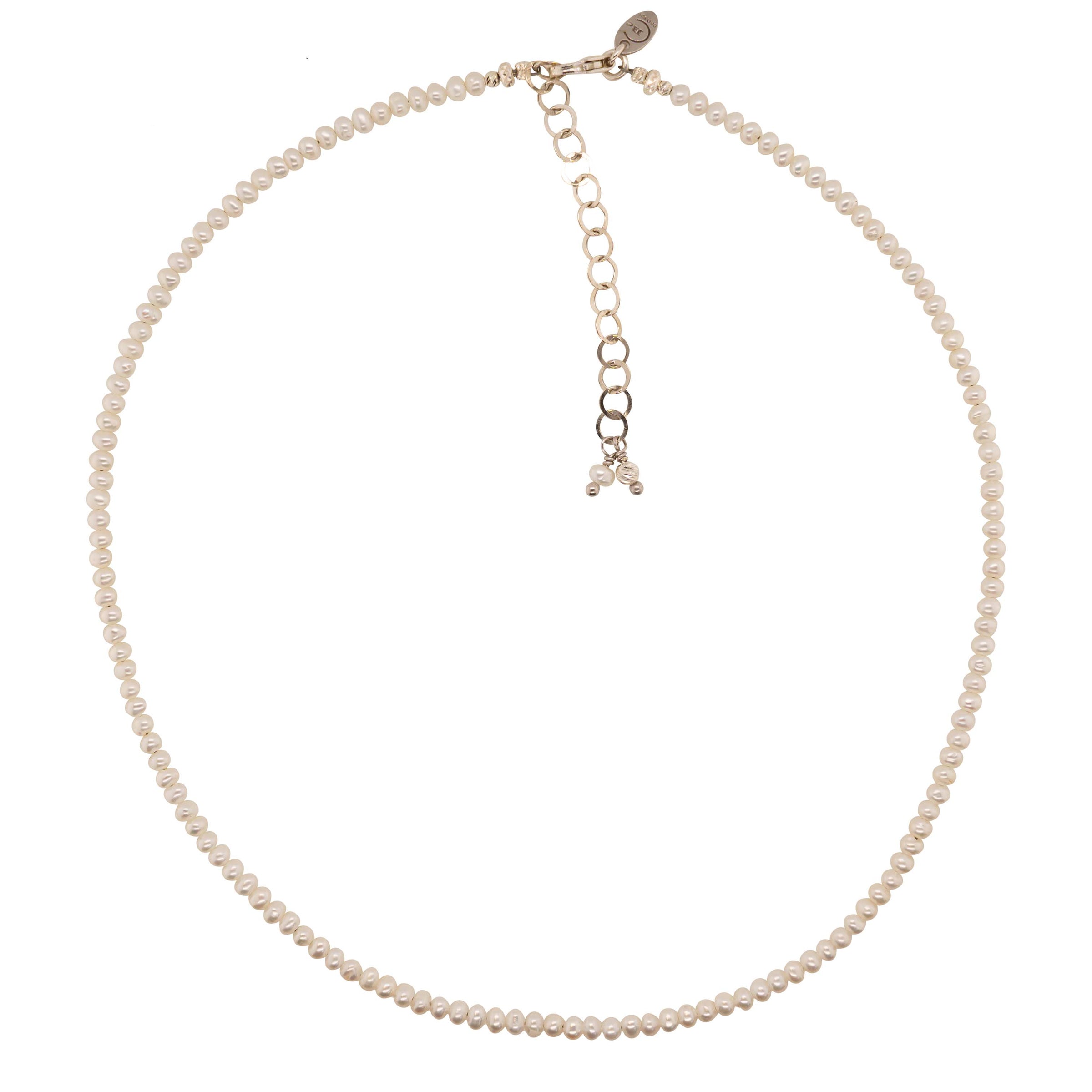 Lauren Perlehalskæde - Sølv