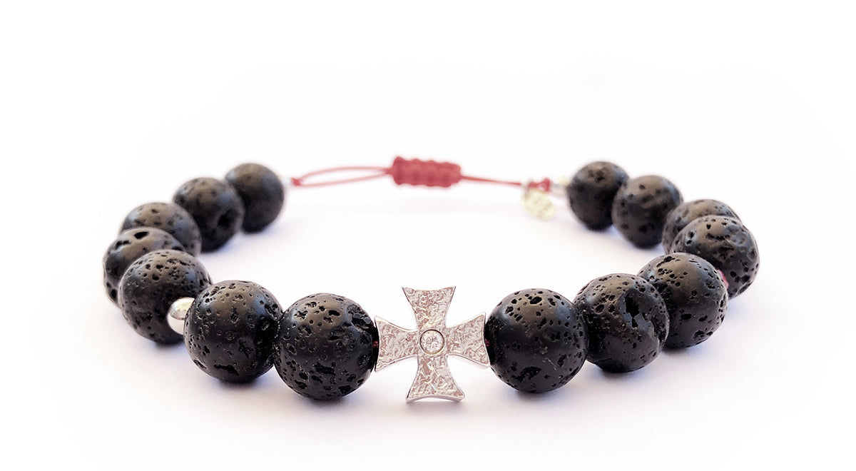 Magnus Diamond Lava/Rød - Sølv _ Herre