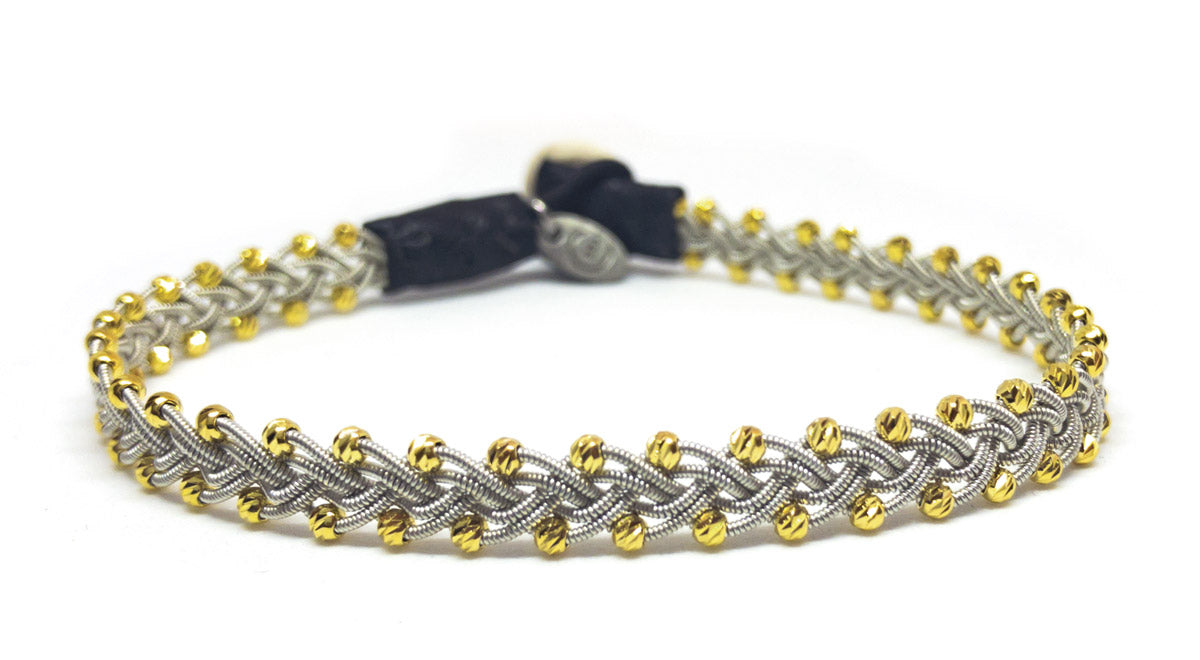 Maria Facet Guldperler Sort